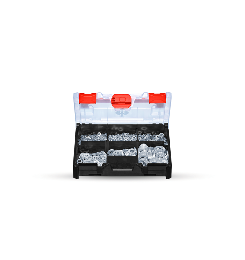 Brickor: Brickor DIN 125 i STRAUSSbox mini