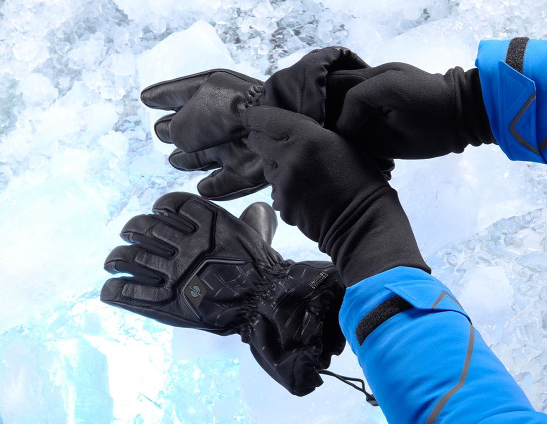 Hybrid: e.s. Winter gloves Cupid Ice + black/grey 2