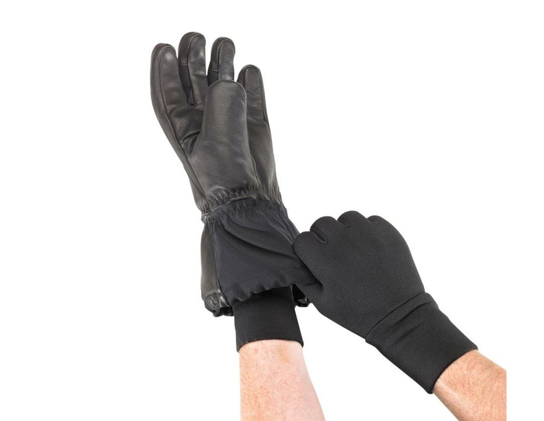 Hybrid: e.s. Winter gloves Cupid Ice + black/grey 1