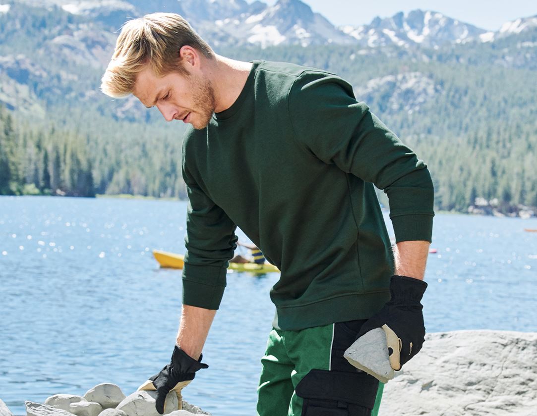 Joiners / Carpenters: e.s. Sweatshirt poly cotton + green 1