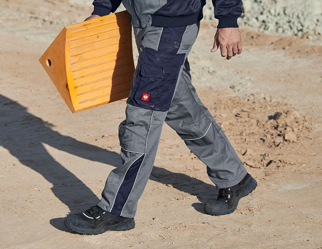Gardening / Forestry / Farming: Trousers e.s.active + grey/navy 1