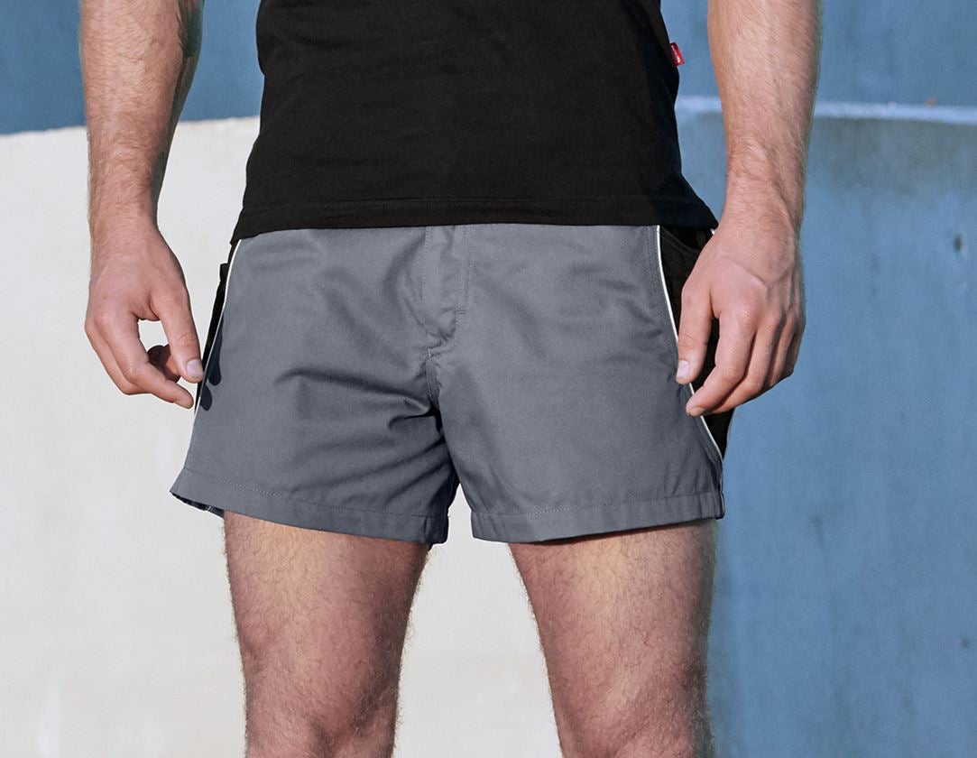 Arbetsbyxor: X-shorts e.s.active + grå/svart