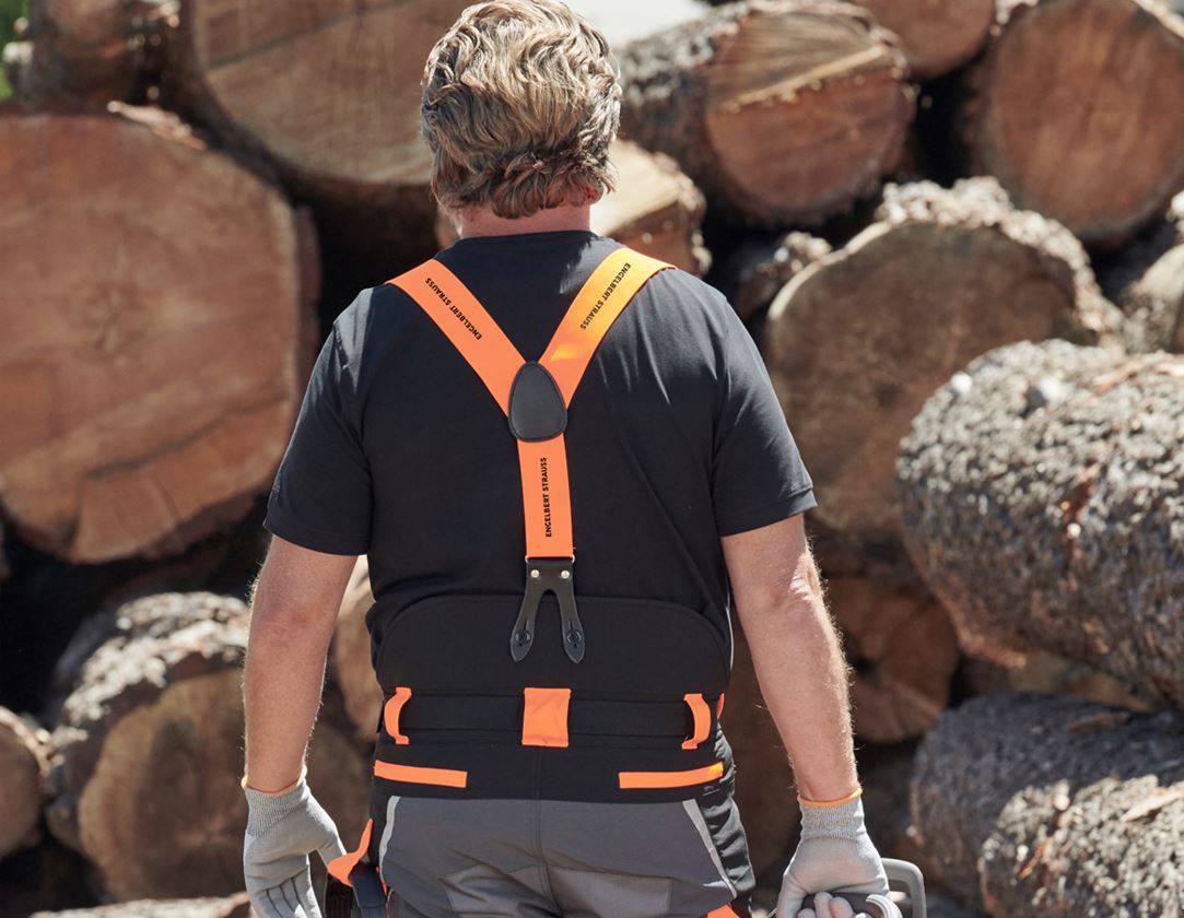 Forestry / Cut Protection Clothing: Braces + orange 1