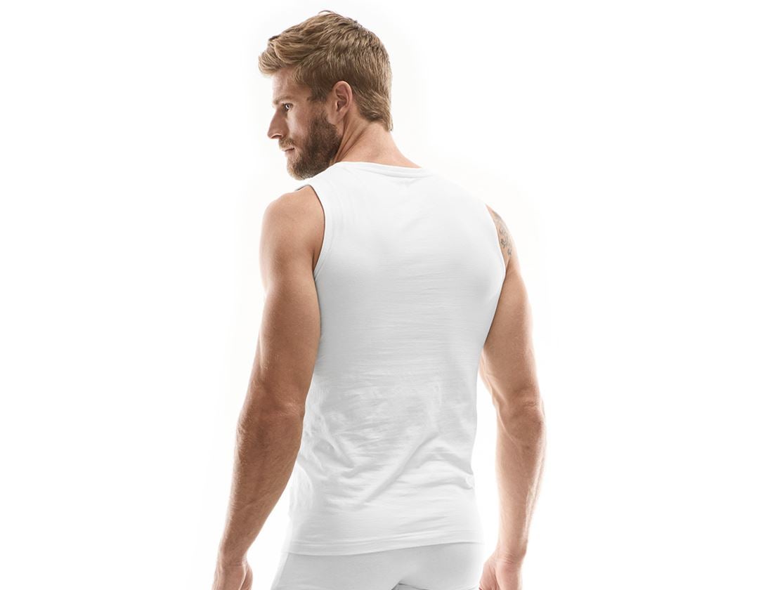 Underkläder |  Underställ: e.s. cotton stretch athletic-tröja + vit 1