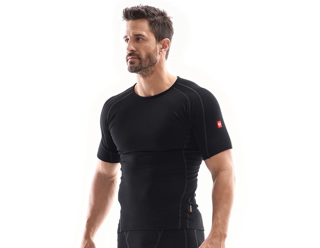 Underkläder |  Underställ: e.s. T-shirt clima-pro - warm, herrar + svart