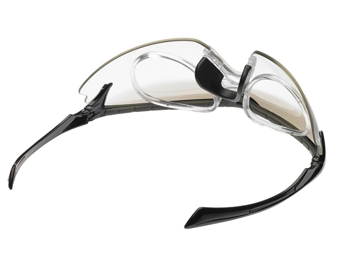 Skyddsglasögon: e.s. skyddsglasögon Araki, glasögonhållare + klar 1