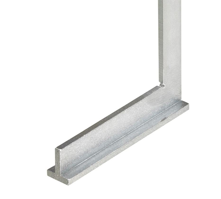 Measuring tools: Engineer steel square with stopper edge