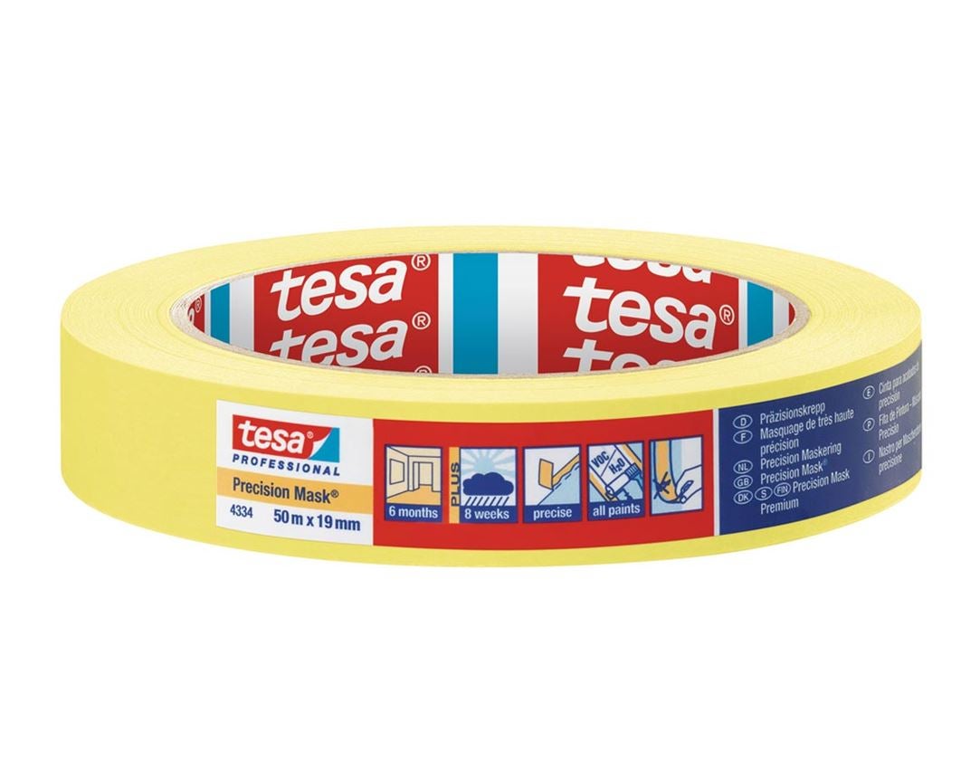 Plastband | Maskeringsband: tesa-precisionsmaskeringstejp 4334 Plus 3