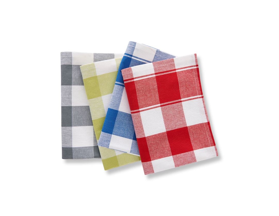 Cloths: Tea towels Color, pack of 3 + red 1