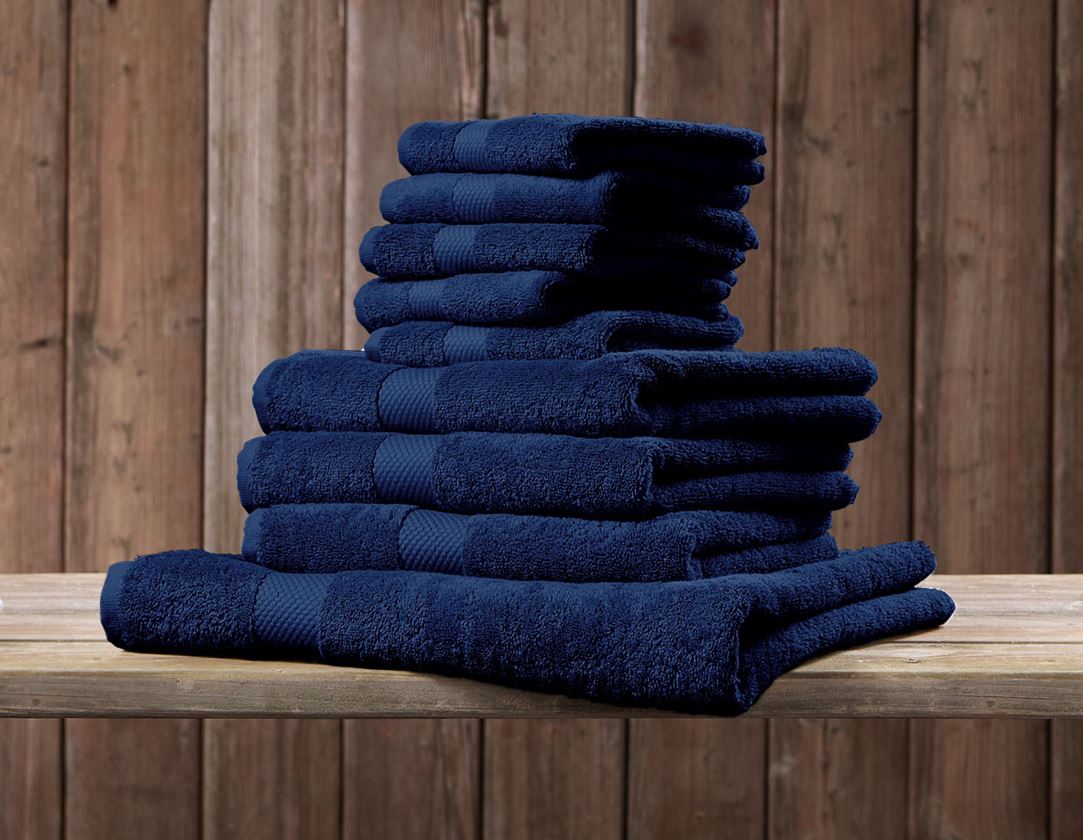 Tools & Equipment: Towel premium gift set + navy