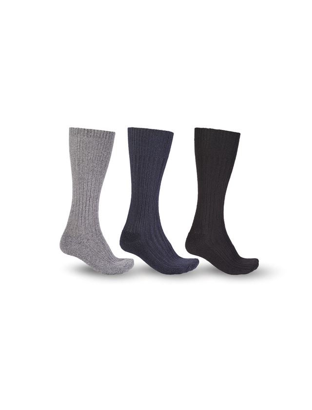 Socks: e.s. work socks Classic warm/x-high, pack of 3