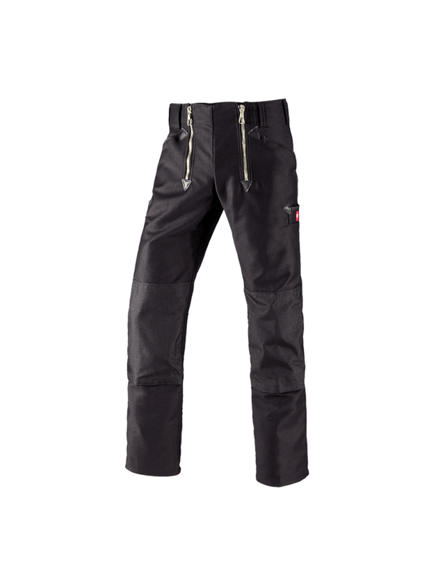 Work Trousers: e.s. Craftman's Work Trousers Cordura with Stretch + black 2