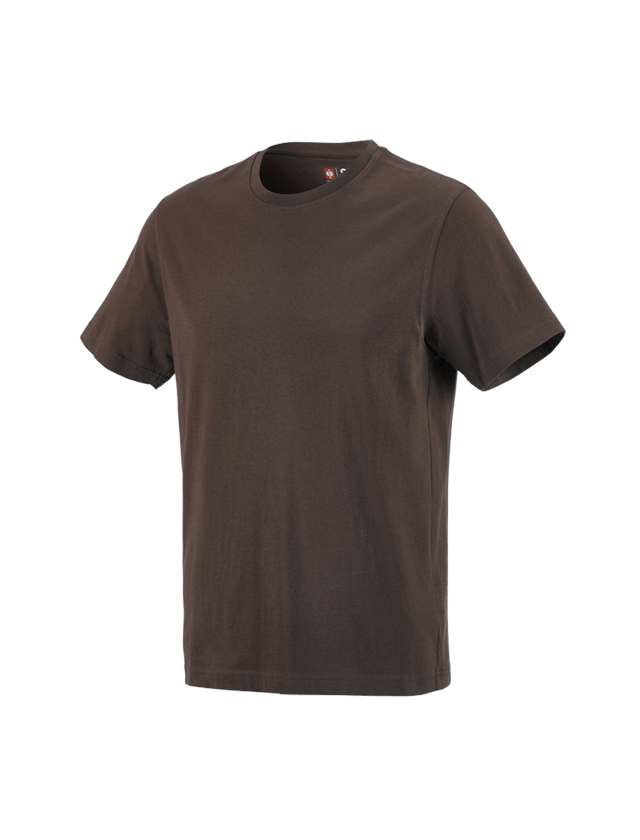 Överdelar: e.s. T-Shirt cotton + kastanj 2