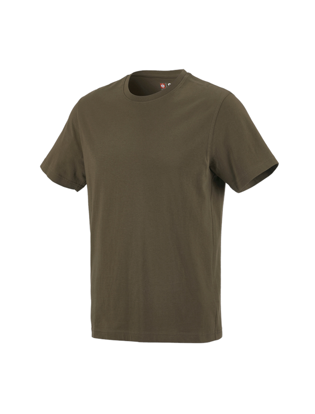 Överdelar: e.s. T-Shirt cotton + oliv