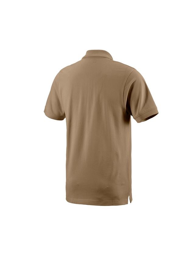 Teman: e.s. Polo-Shirt cotton Pocket + khaki 3