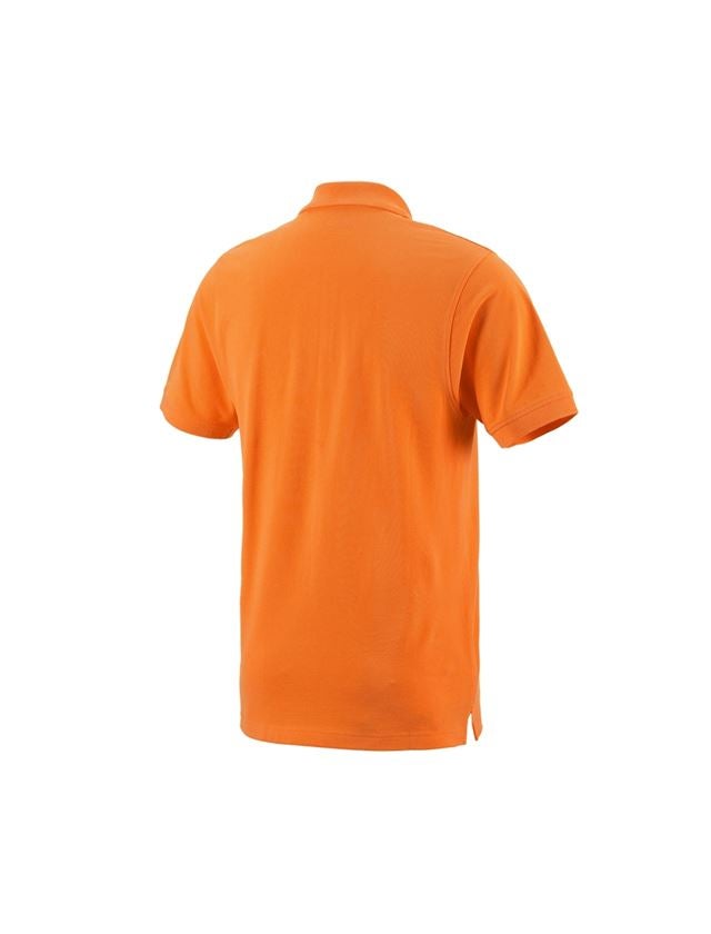 Teman: e.s. Polo-Shirt cotton Pocket + orange 1