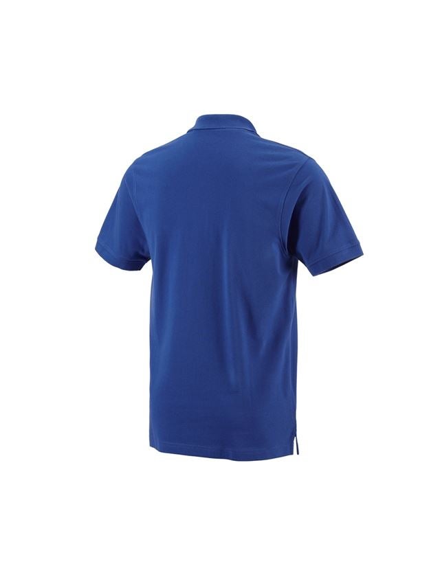 Teman: e.s. Polo-Shirt cotton Pocket + kornblå 1
