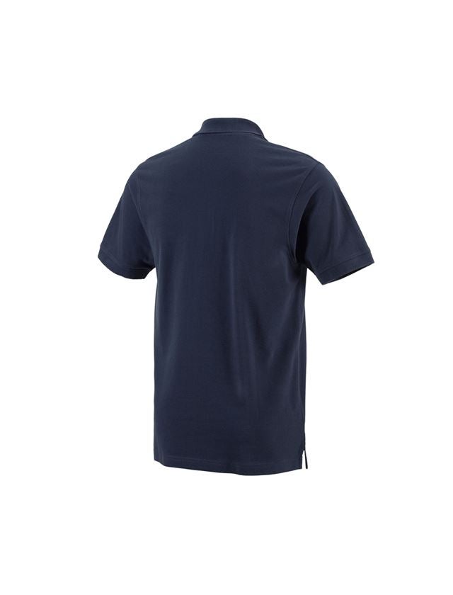 Överdelar: e.s. Polo-Shirt cotton Pocket + mörkblå 3