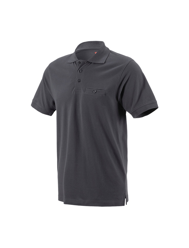 Plumbers / Installers: e.s. Polo shirt cotton Pocket + anthracite 2