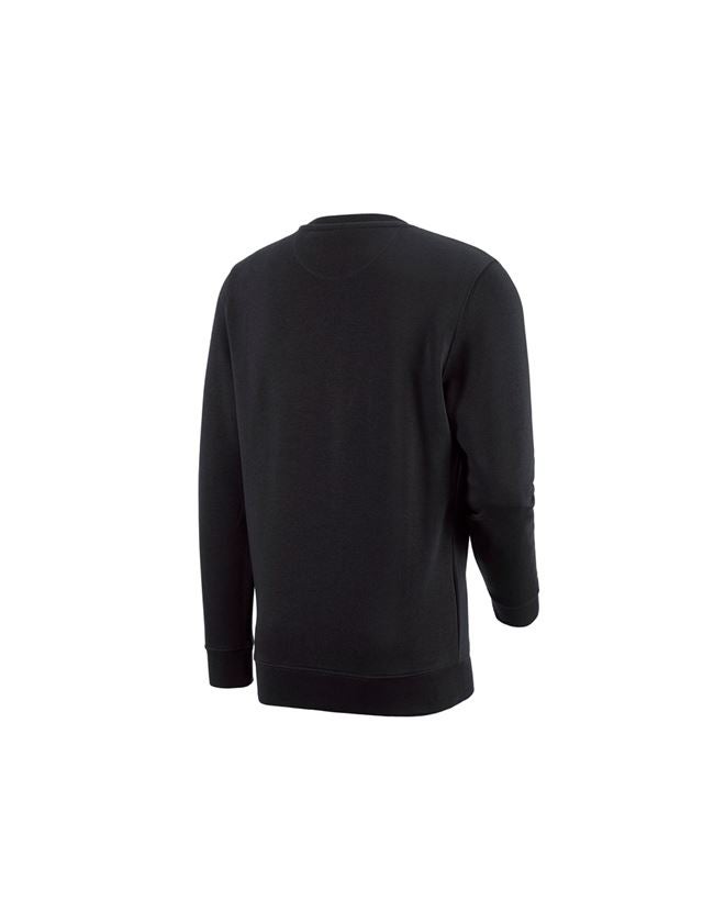 Överdelar: e.s. Sweatshirt poly cotton + svart 3