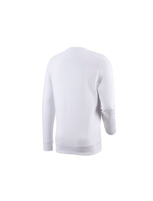 Överdelar: e.s. Sweatshirt poly cotton + vit 3