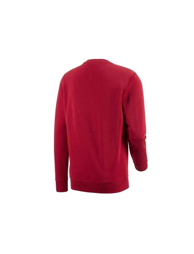 Snickare: e.s. Sweatshirt poly cotton + röd 1