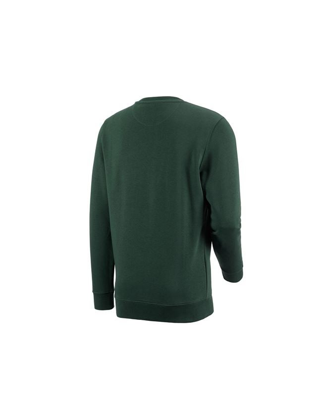 Snickare: e.s. Sweatshirt poly cotton + grön 3