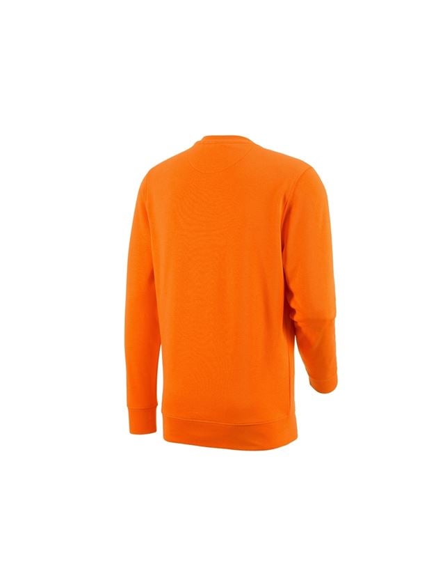 Överdelar: e.s. Sweatshirt poly cotton + orange 1