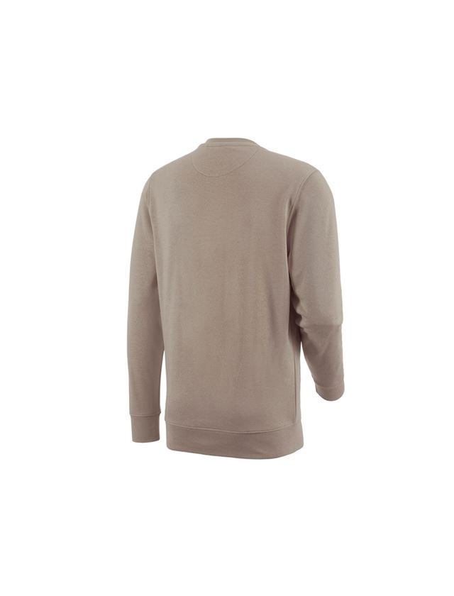 Överdelar: e.s. Sweatshirt poly cotton + lera 1