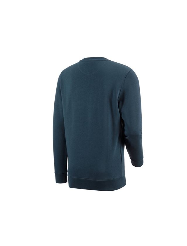 Teman: e.s. Sweatshirt poly cotton + sjöblå 1