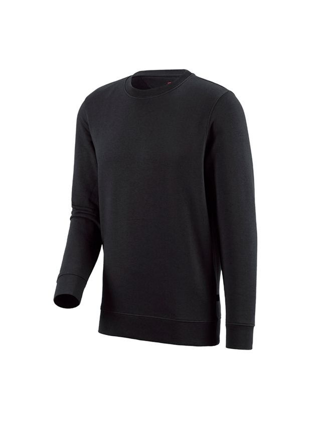 Snickare: e.s. Sweatshirt poly cotton + svart 2