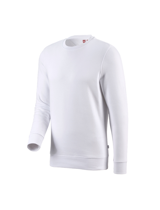 Topics: e.s. Sweatshirt poly cotton + white 2