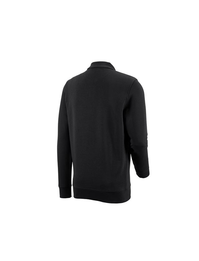 Snickare: e.s. Sweatshirt poly cotton Pocket + svart 2