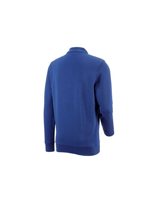 Överdelar: e.s. Sweatshirt poly cotton Pocket + kornblå 1
