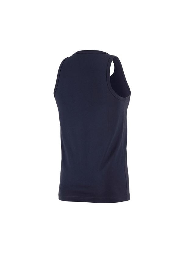 Överdelar: e.s. Athletic-Shirt cotton + mörkblå 1