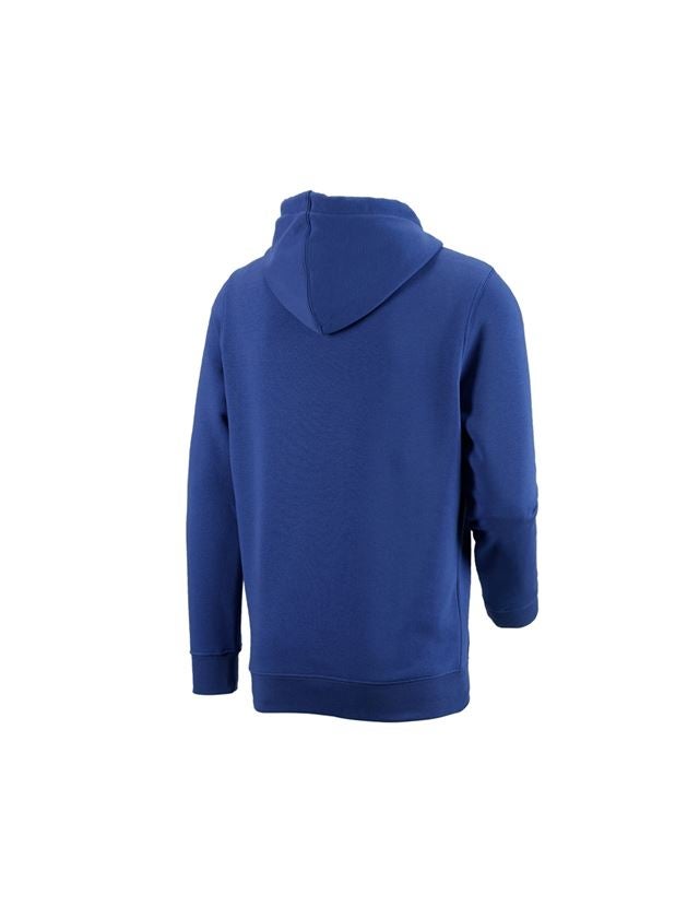 Snickare: e.s. Hoody-Sweatshirt poly cotton + kornblå 1