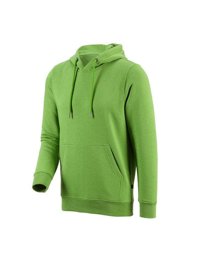 Överdelar: e.s. Hoody-Sweatshirt poly cotton + sjögrön 2