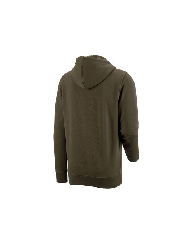 Gardening / Forestry / Farming: e.s. Hoody sweatjacket poly cotton + olive 1
