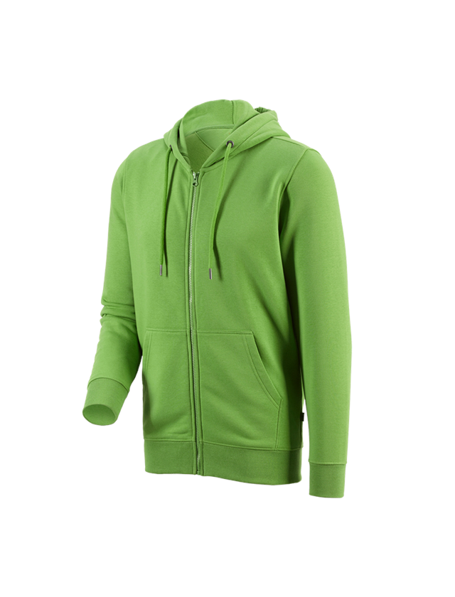 Gardening / Forestry / Farming: e.s. Hoody sweatjacket poly cotton + seagreen