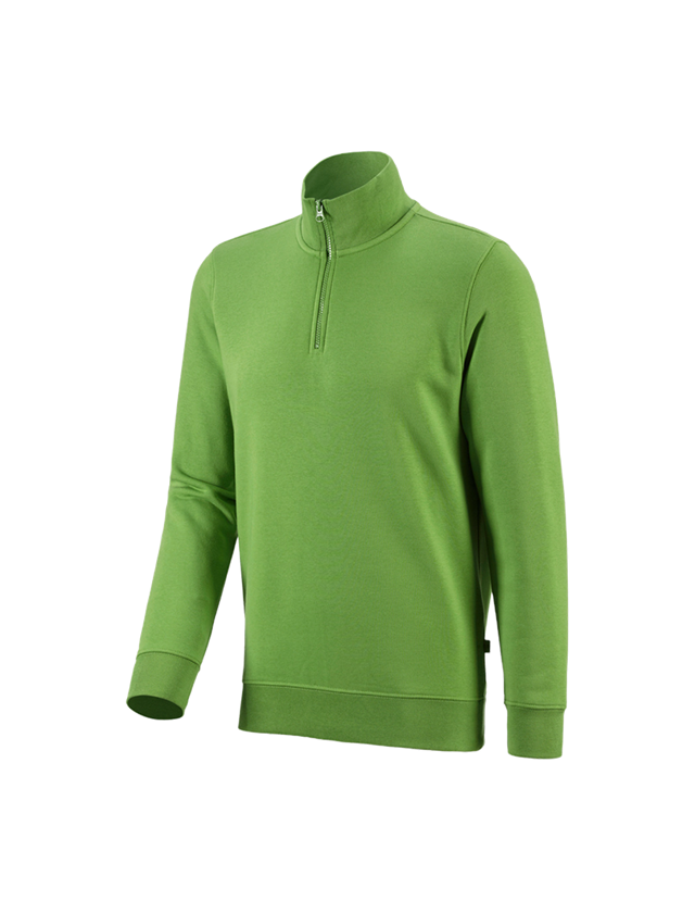 Skogsbruk / Trädgård: e.s. ZIP-Sweatshirt poly cotton + sjögrön