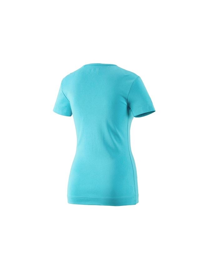Topics: e.s. T-shirt cotton V-Neck, ladies' + capri 3