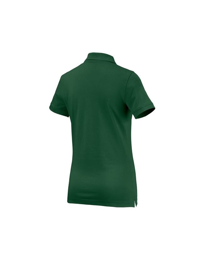 Teman: e.s. Polo-Shirt cotton, dam + grön 1