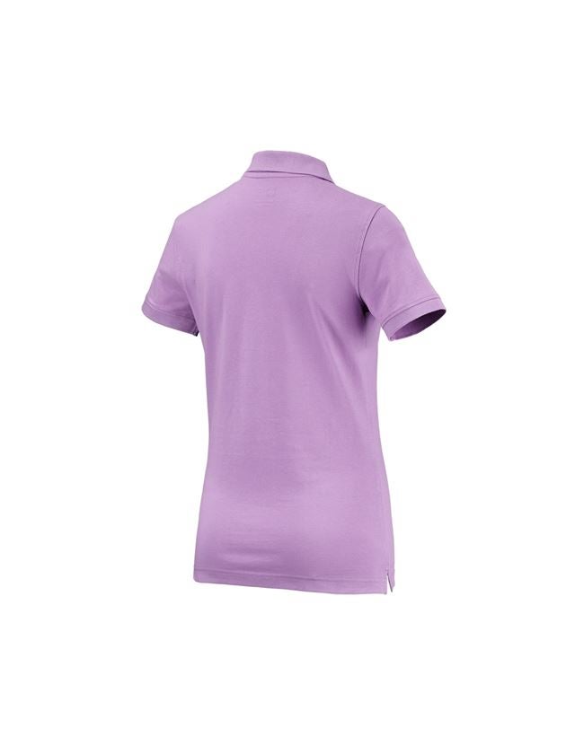 Överdelar: e.s. Polo-Shirt cotton, dam + lavendel 1