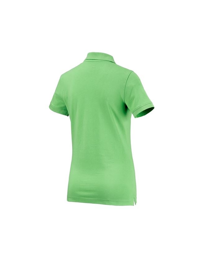 Överdelar: e.s. Polo-Shirt cotton, dam + äppelgrön 1
