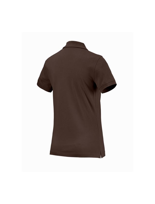 Gardening / Forestry / Farming: e.s. Polo shirt cotton, ladies' + chestnut 1