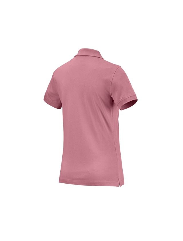 Överdelar: e.s. Polo-Shirt cotton, dam + gammalrosa 1