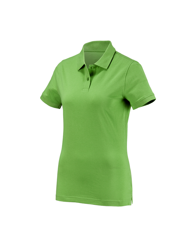 Överdelar: e.s. Polo-Shirt cotton, dam + sjögrön