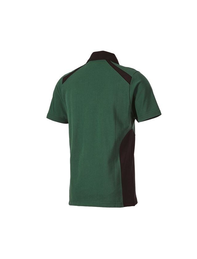 Topics: Polo shirt cotton e.s.active + green/black 3