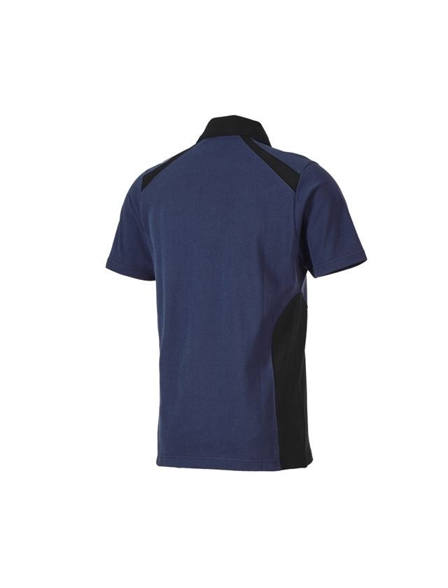 Överdelar: Polo-Shirt cotton e.s.active + mörkblå/svart 3