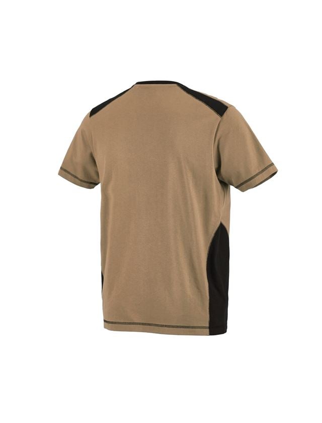 Överdelar: T-Shirt cotton e.s.active + khaki/svart 3